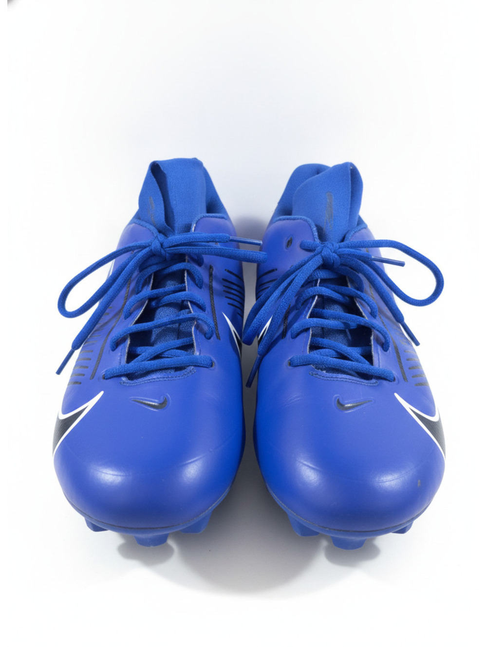 Nike Men Football Cleats Vapor Edge Pro Blue White Size 12